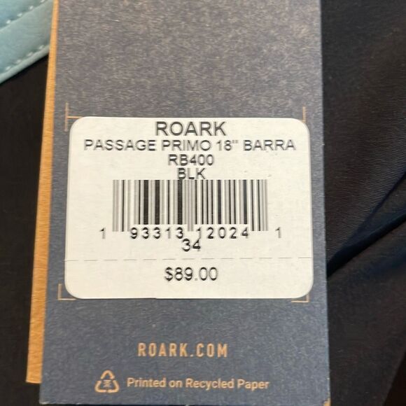 Roark Passage Primo Barra 18" Boardshort Black 34 - Picture 10 of 13